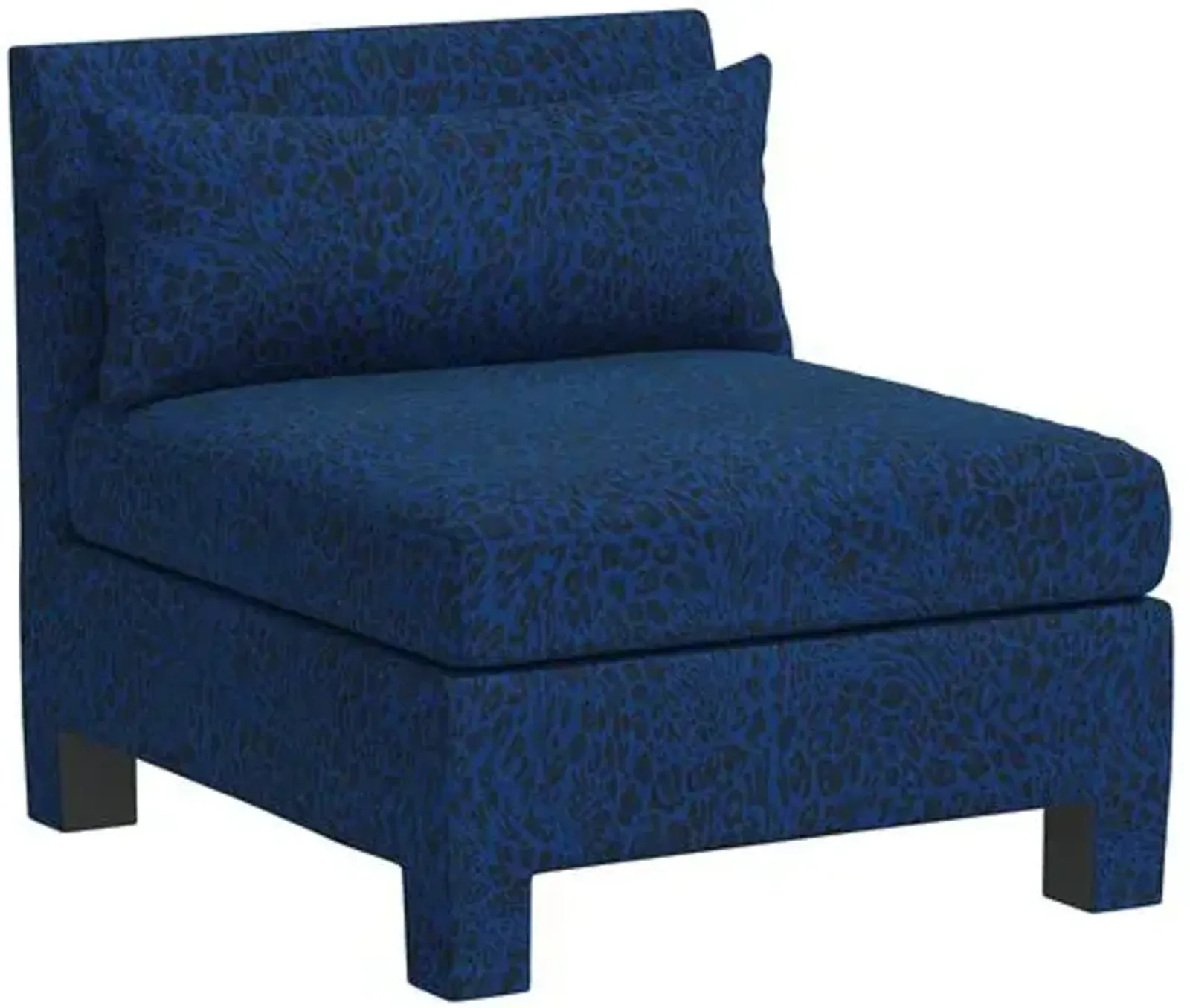 Bryn Slipper Chair - Blue