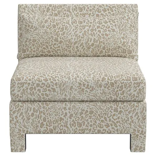 Bryn Slipper Chair - Beige