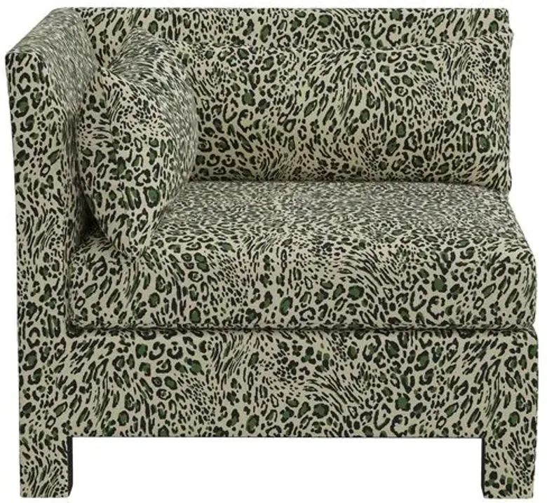 Bryn Corner Chair - Green