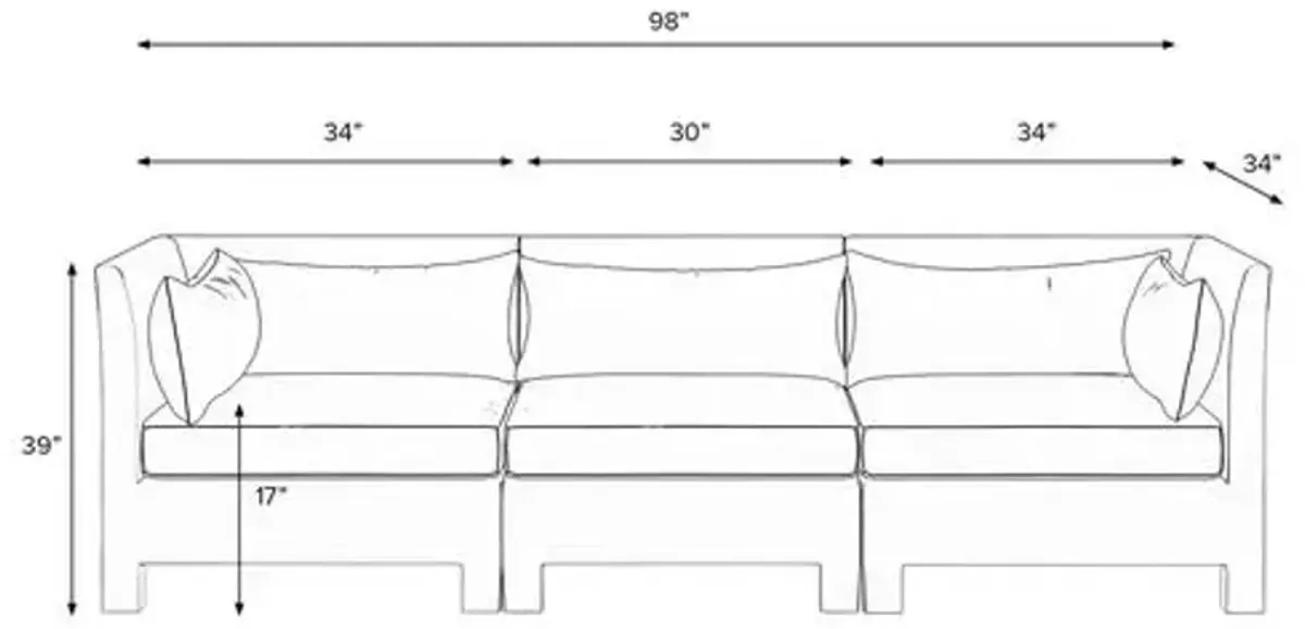 Bryn 3-Pc Pounce Sofa