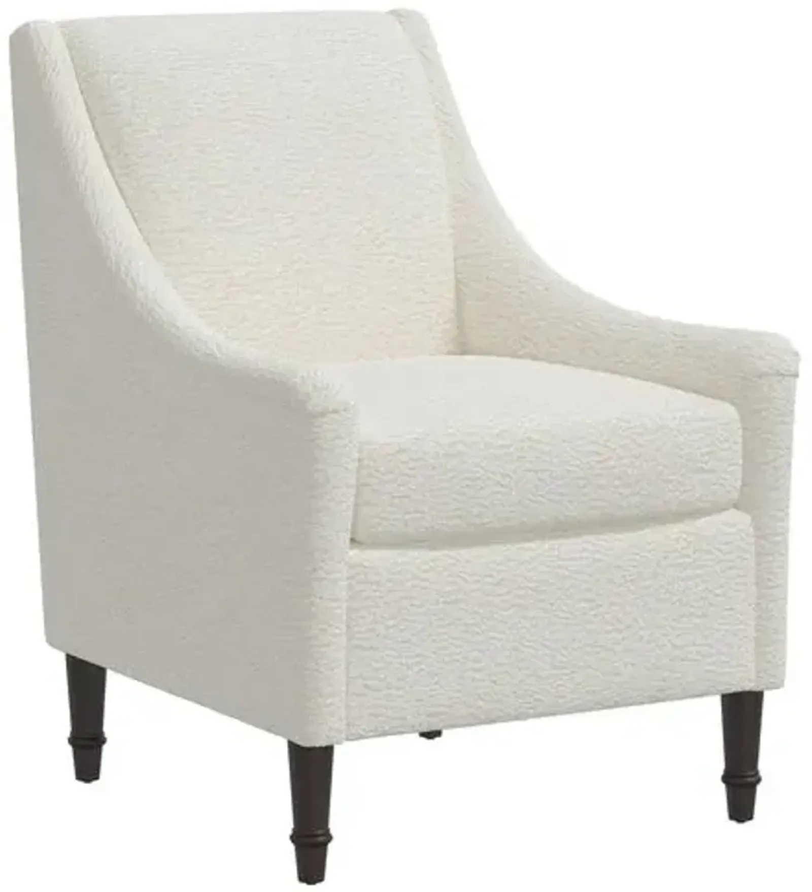 Holmes Sheepskin Accent Chair - Natural - White, Comfortable, Durable, Cushioned