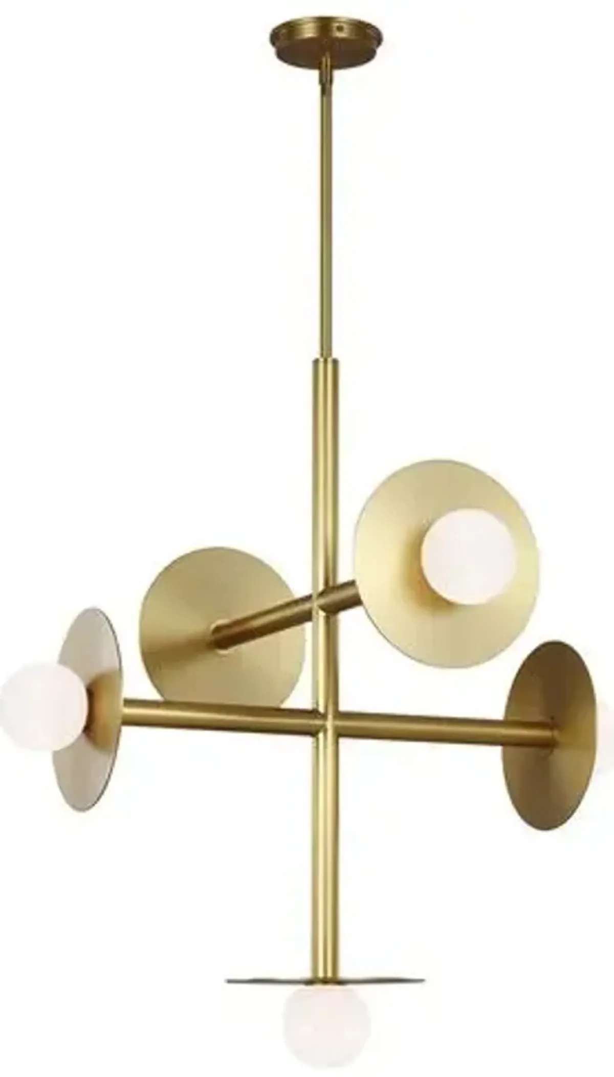 Visual Comfort - Nodes Large Chandelier - Burnished Brass - Gold