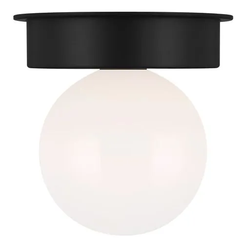 Visual Comfort - Nodes Large Flush Mount - Midnight Black