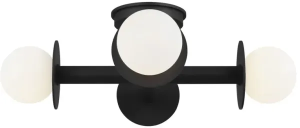 Visual Comfort - Nodes Semi Flush Mount - Midnight Black