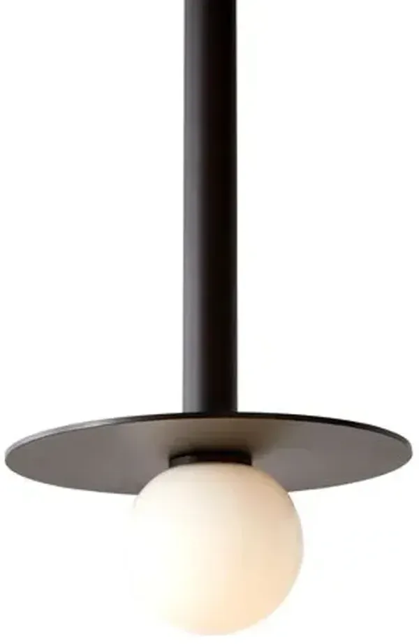 Visual Comfort - Nodes Tall Pendant - Midnight Black