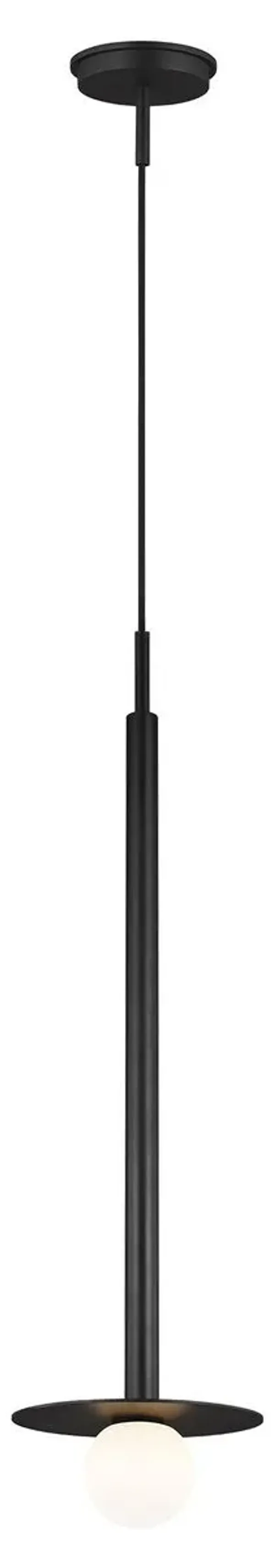 Visual Comfort - Nodes Tall Pendant - Midnight Black