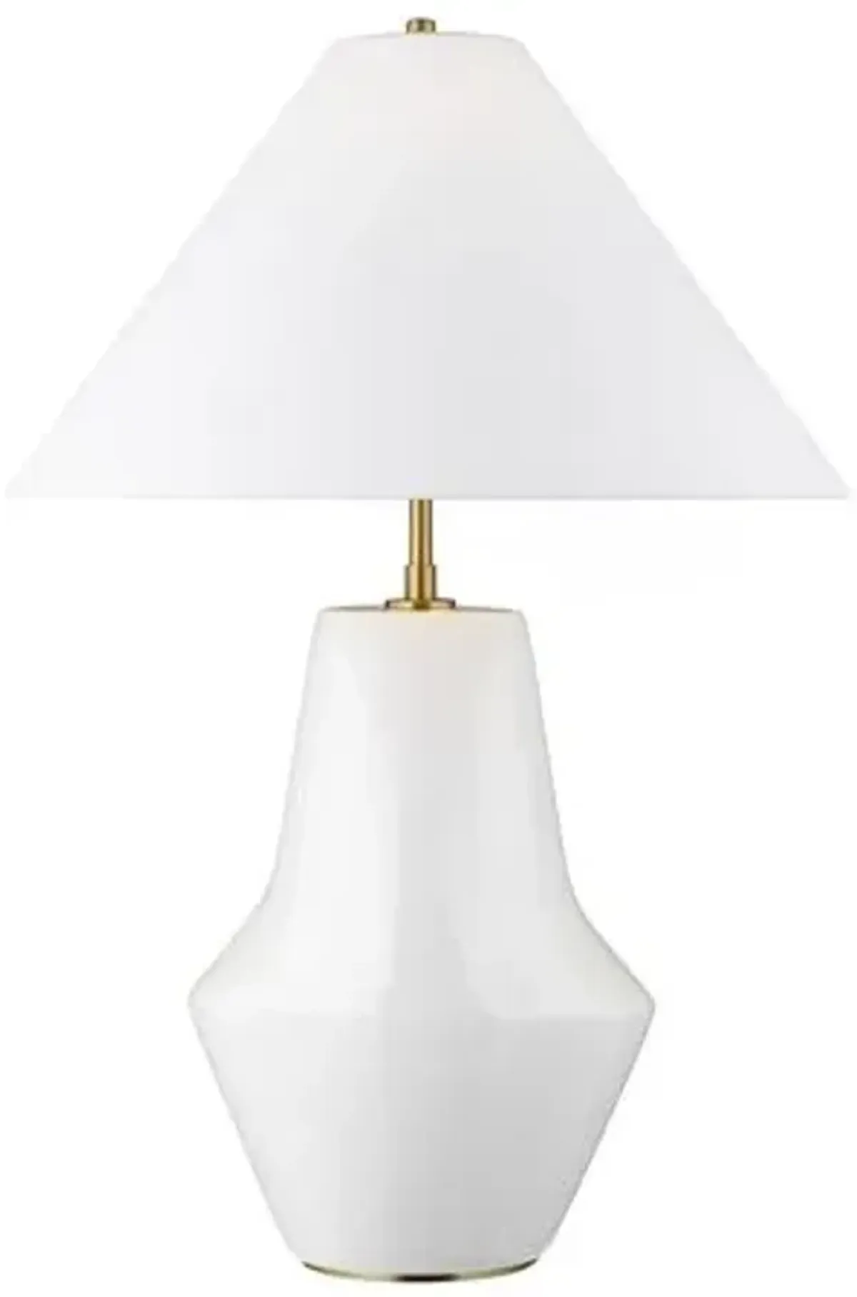 Visual Comfort - Contour Short Table Lamp - Arctic White