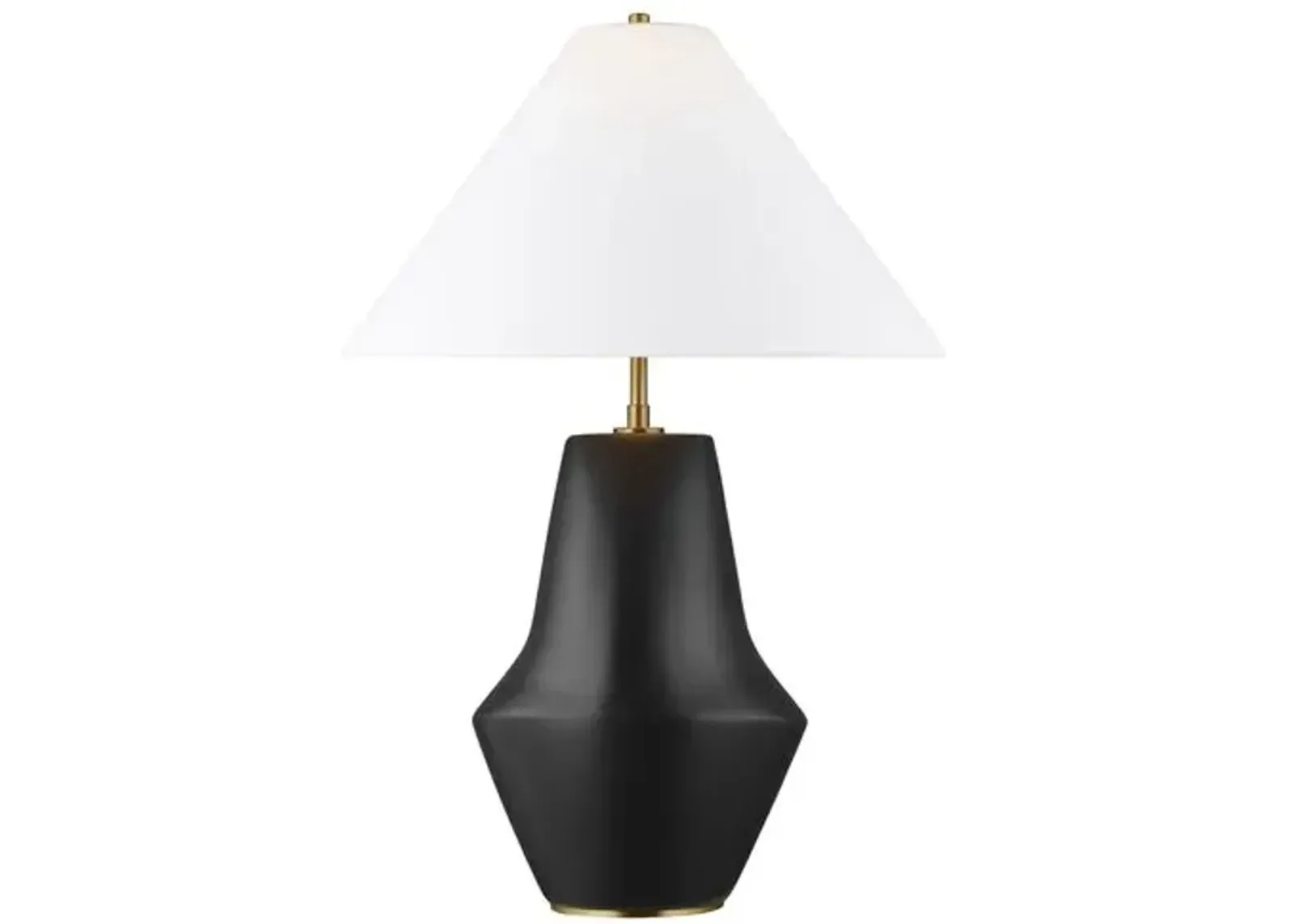 Visual Comfort - Contour Short Table Lamp - Coal