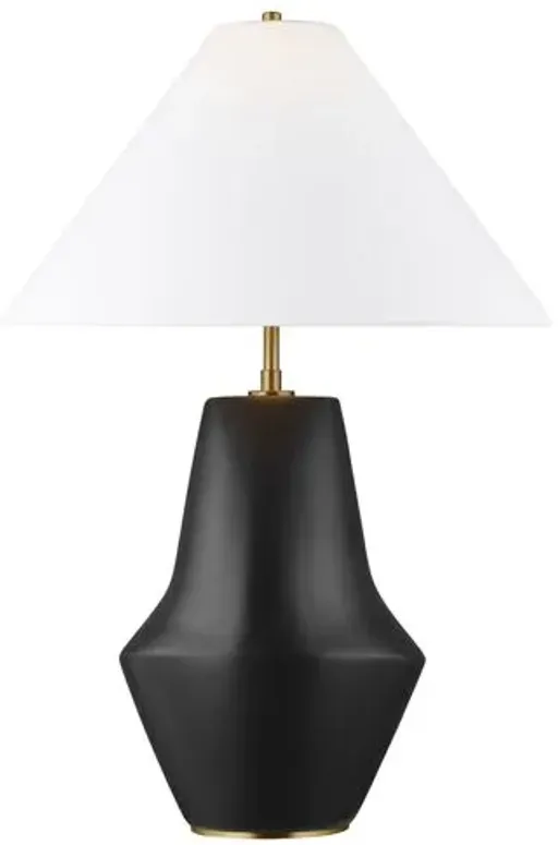 Visual Comfort - Contour Short Table Lamp - Coal