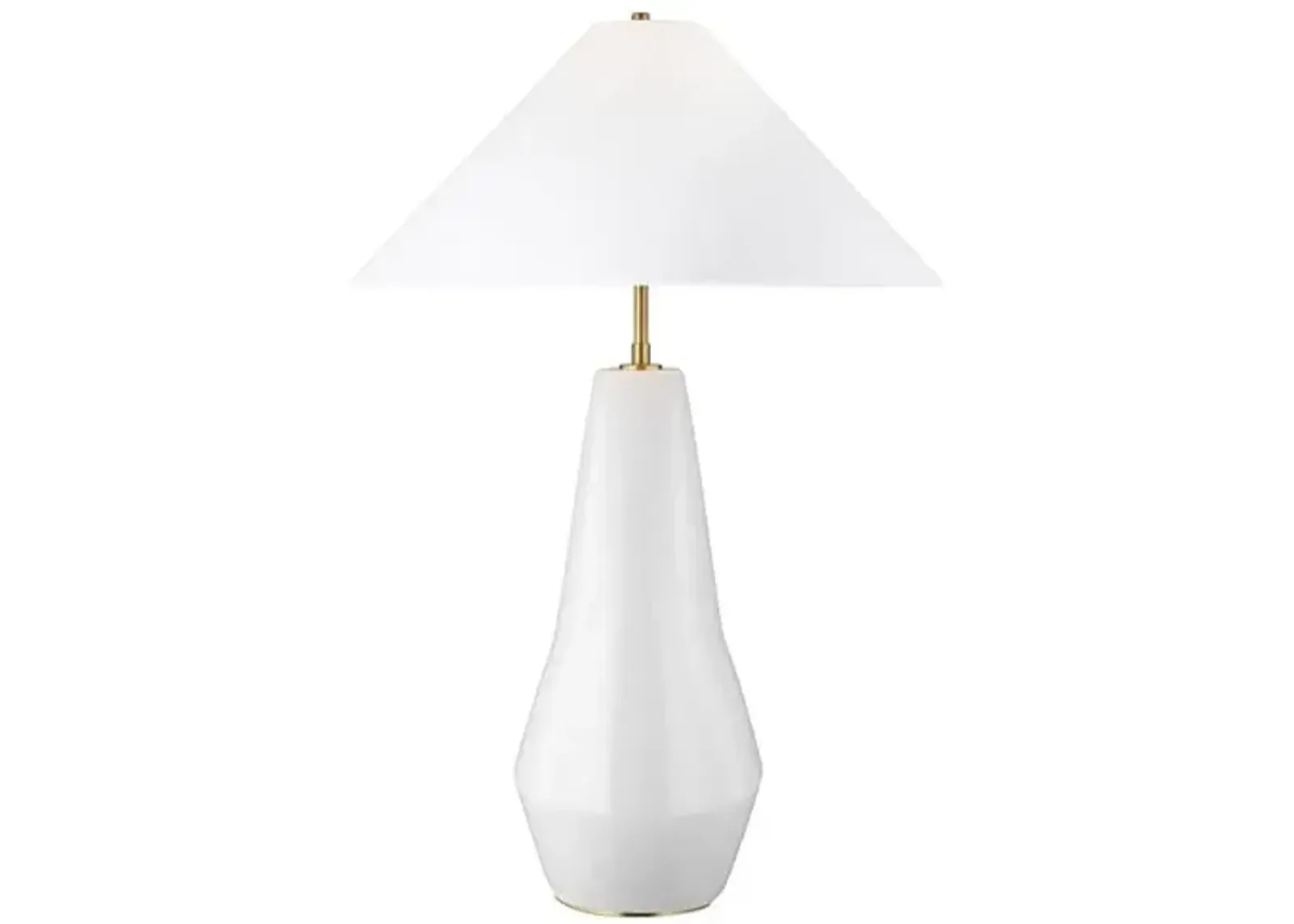 Visual Comfort - Contour Tall Table Lamp - Arctic White