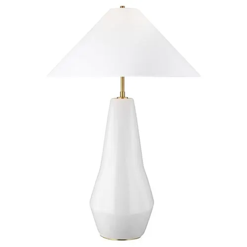 Visual Comfort - Contour Tall Table Lamp - Arctic White