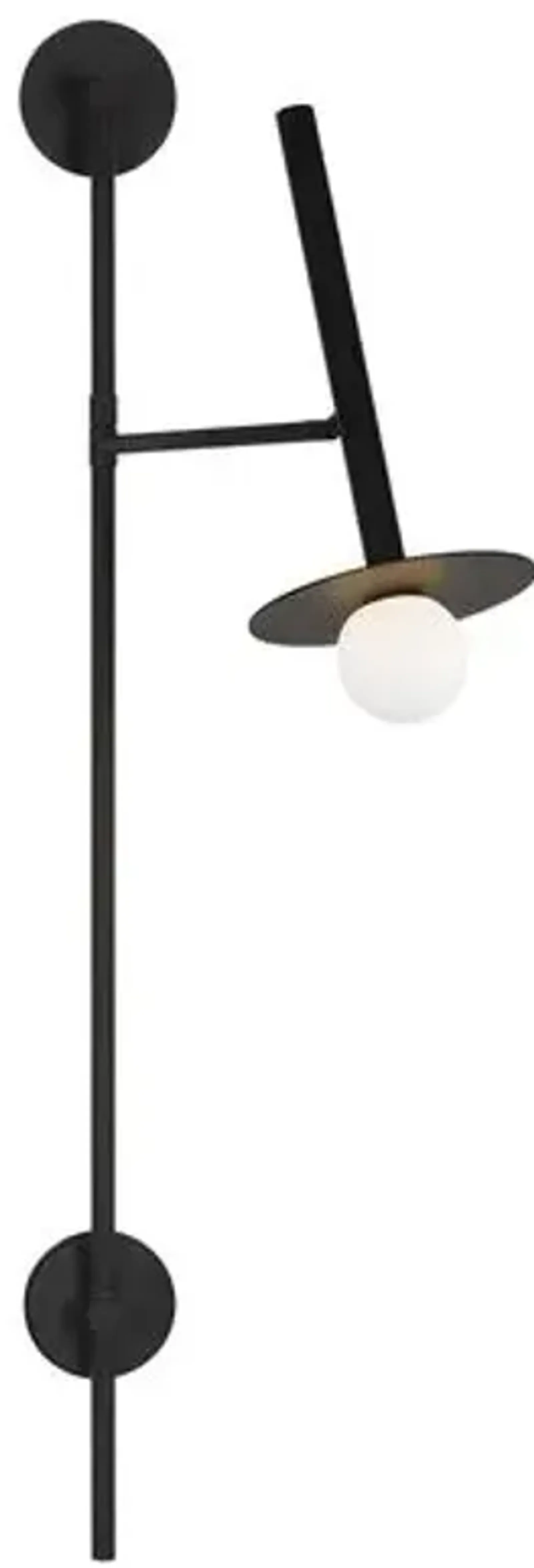 Visual Comfort - Nodes Large Pivot Sconce - Midnight Black