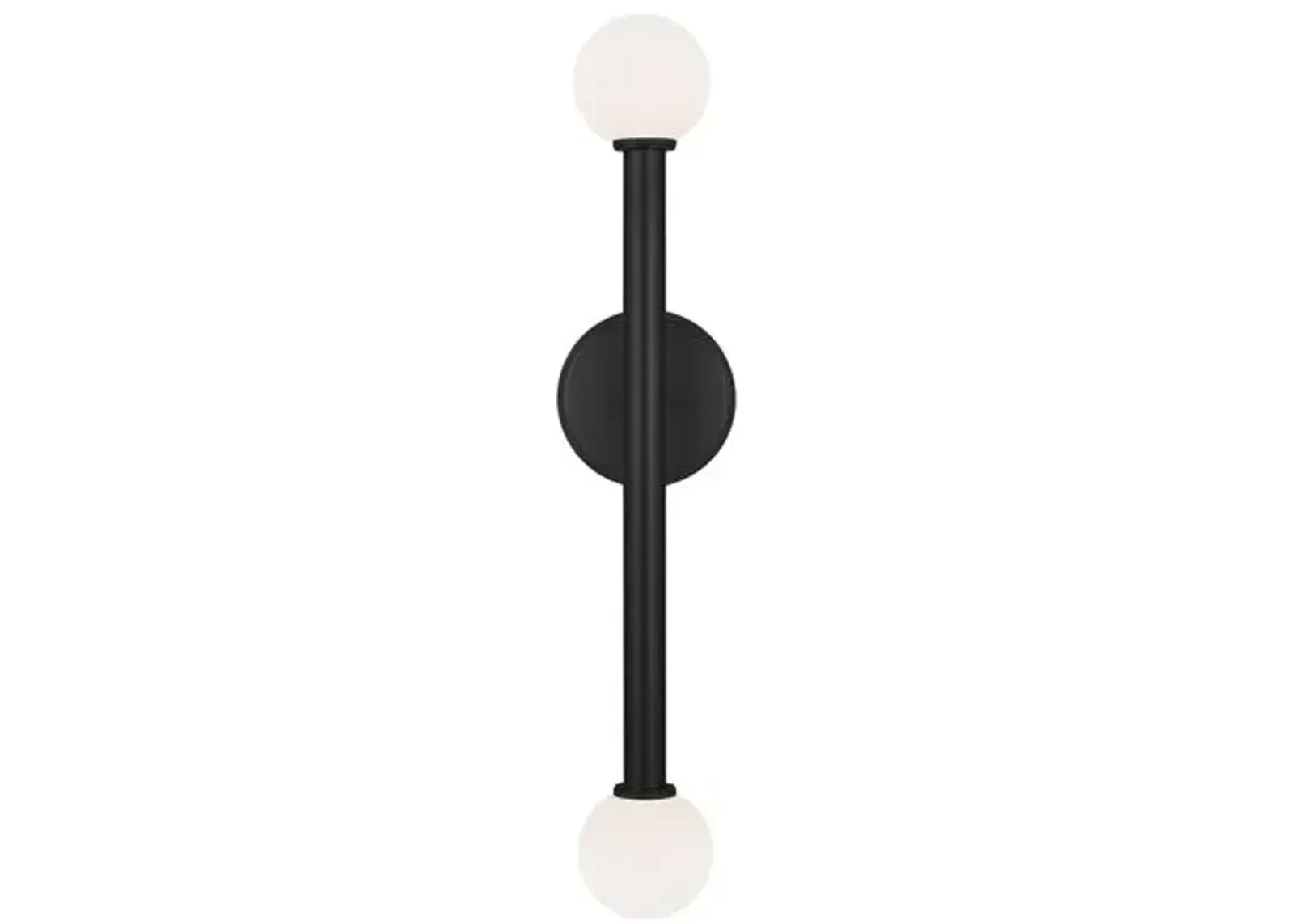 Visual Comfort - Nodes Double Sconce - Midnight Black