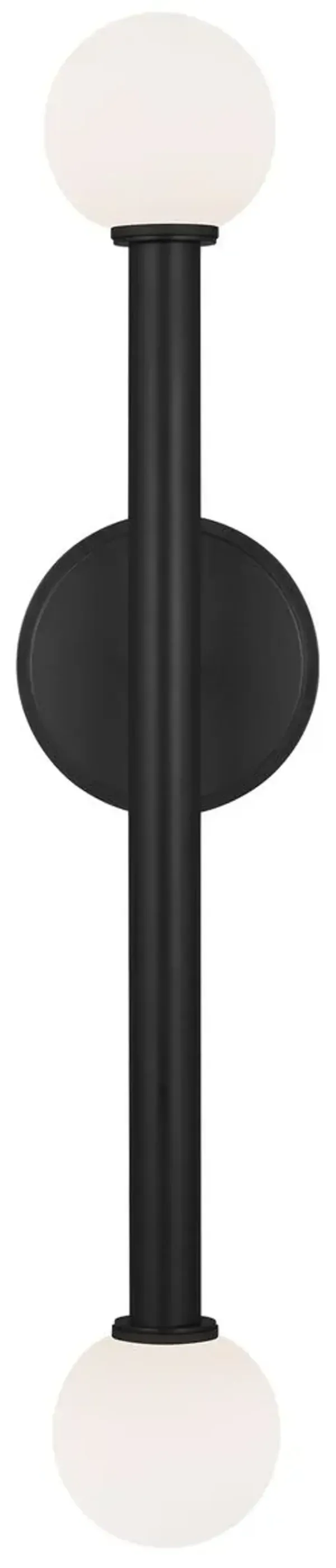 Visual Comfort - Nodes Double Sconce - Midnight Black