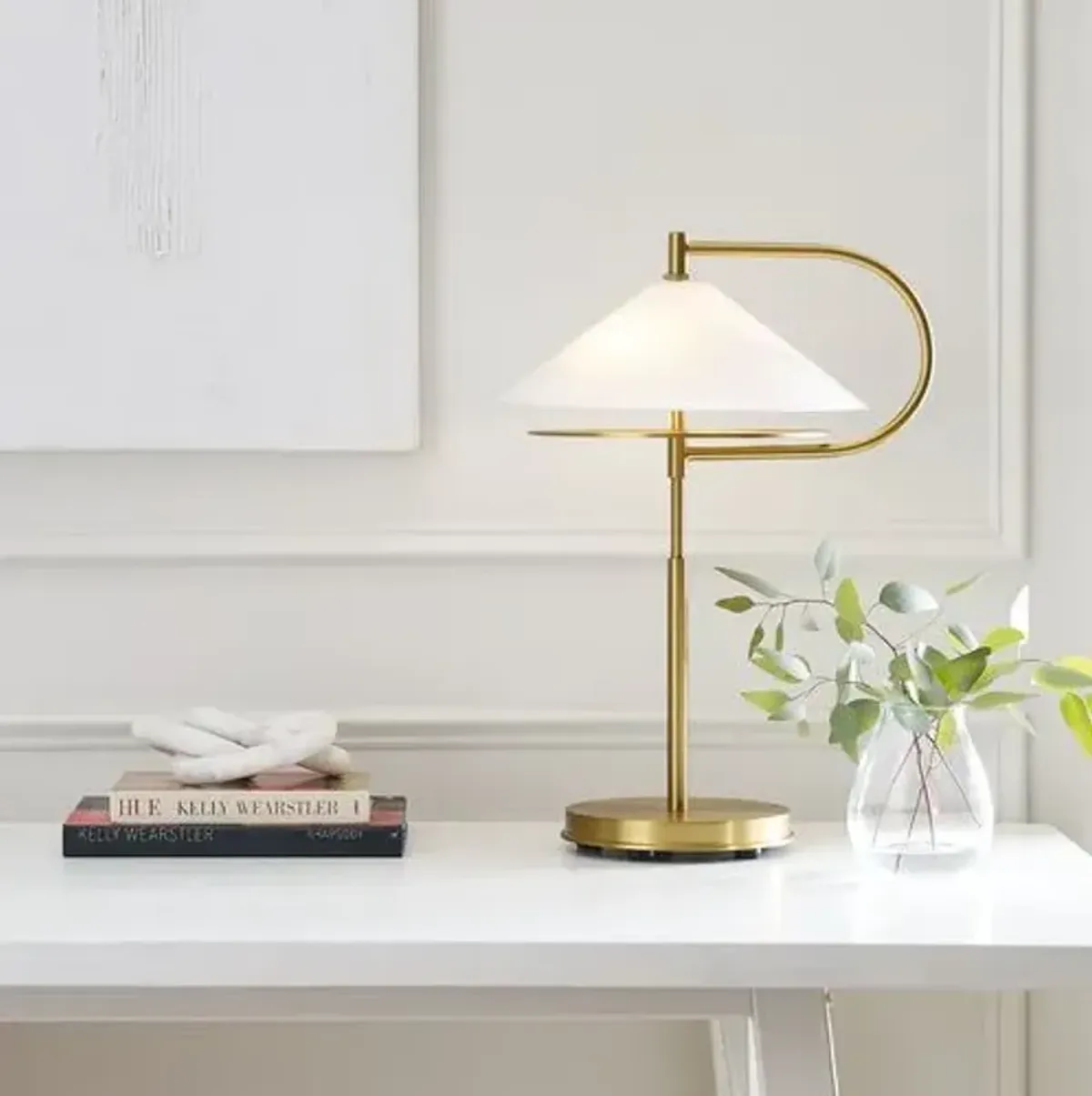 Visual Comfort - Gesture Table Lamp - Burnished Brass