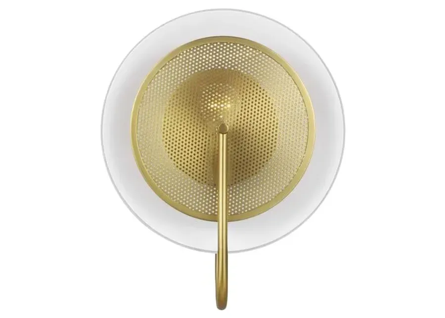 Visual Comfort - Gesture Sconce - Burnished Brass - Gold