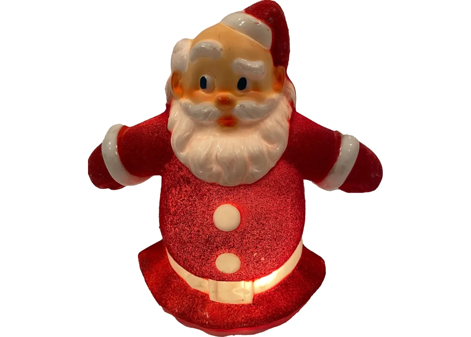 Light Up Santa Decoration / Topper - Red