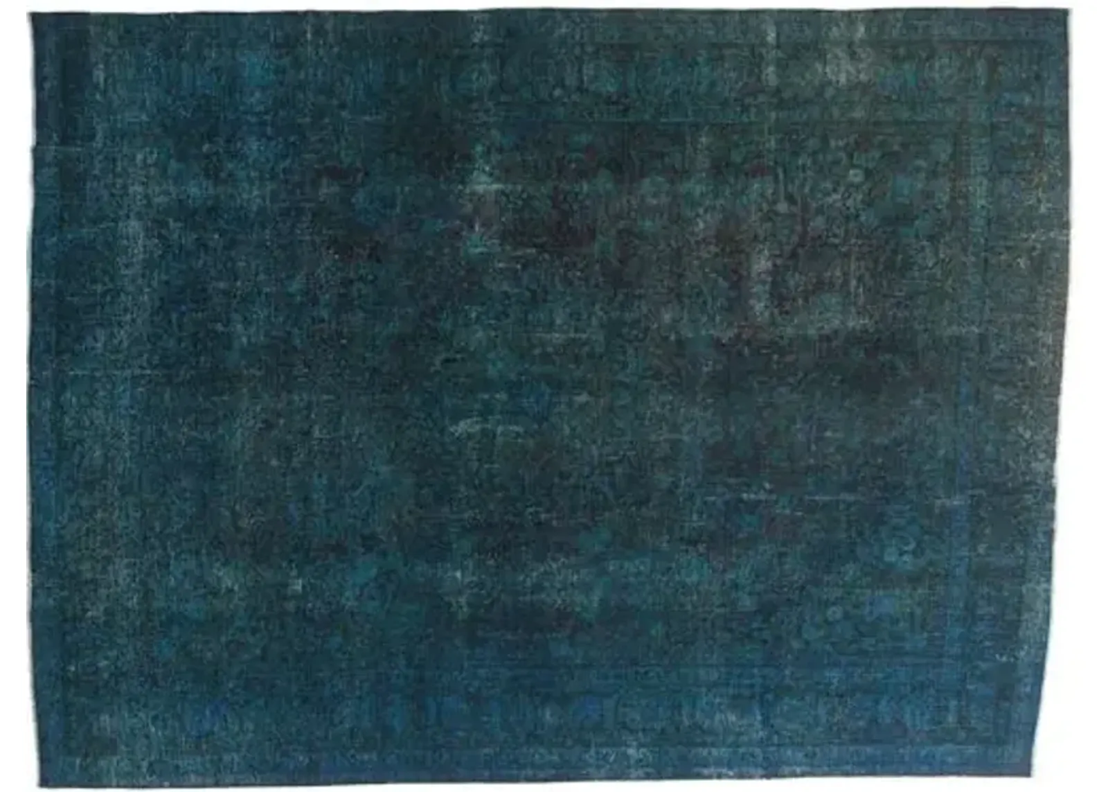 10'x13' Melanie Handmade Rug - Teal Blue - F.J. Kashanian - Blue