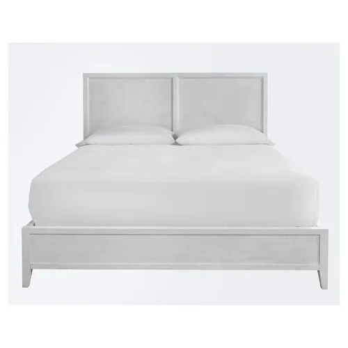 Piper Queen Bed - Rustic White