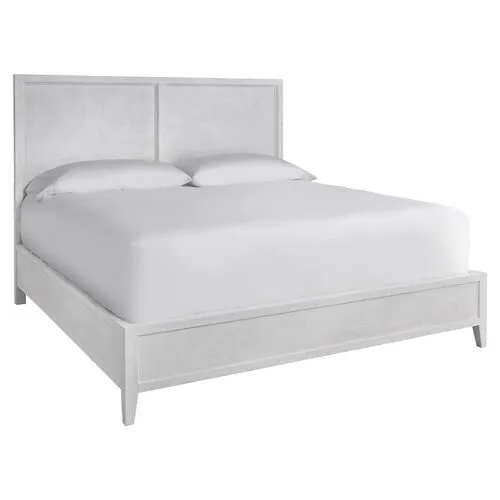 Piper Queen Bed - Rustic White