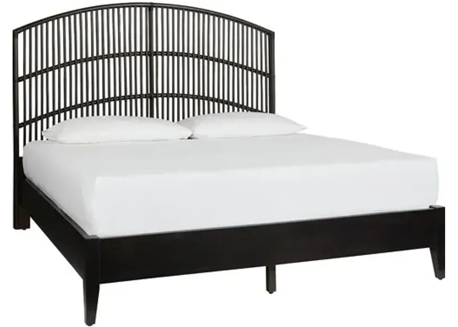 Coastal Living Serena Platform Bed - Black