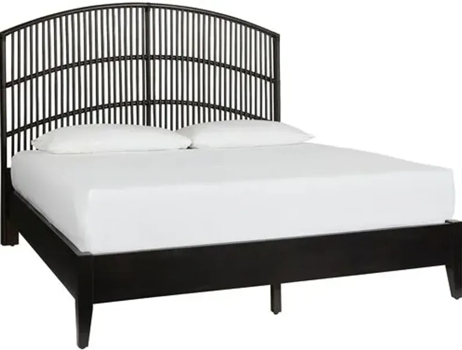 Coastal Living Serena Platform Bed - Black