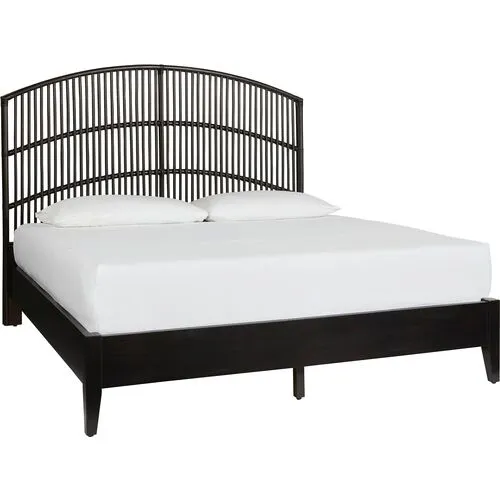 Coastal Living Serena Platform Bed - Black