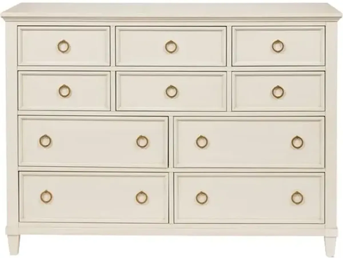 Coastal Living Meg 10-Drawer Dresser - White