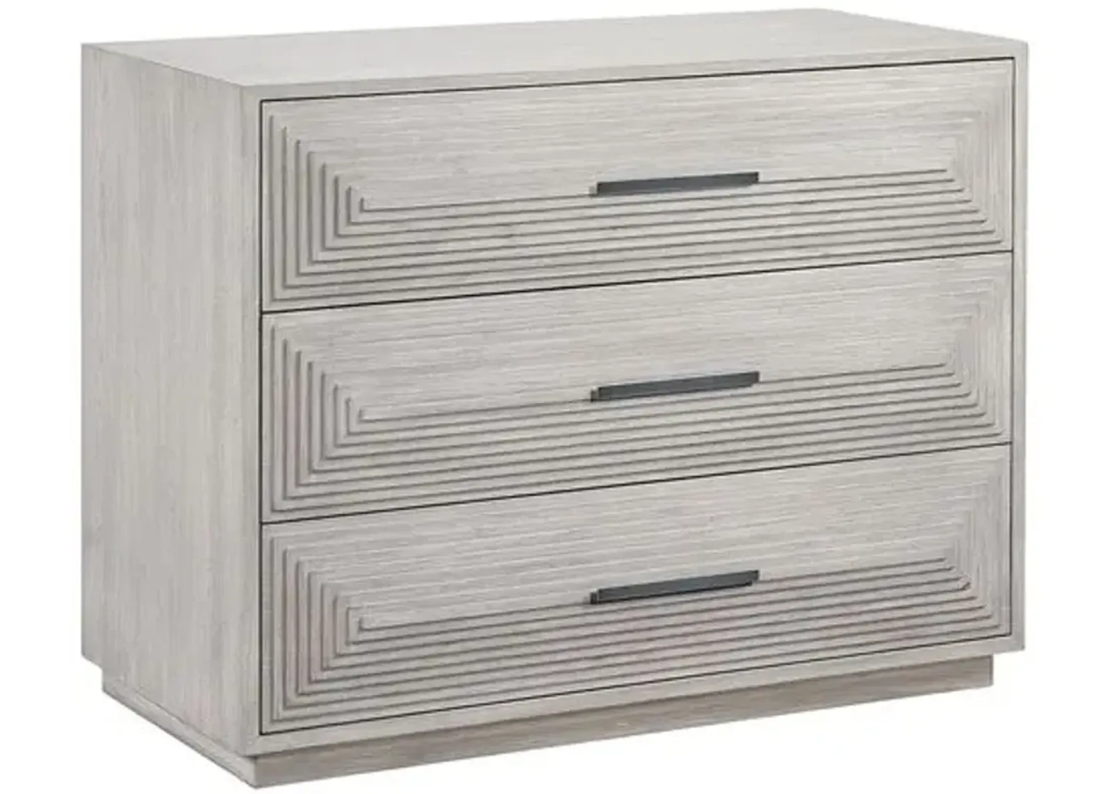 Arya 3-Drawer Chest - Weathered Gray