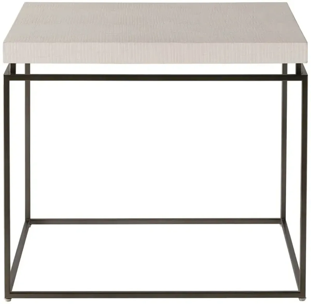 Gracie Oak End Table, Rustic White