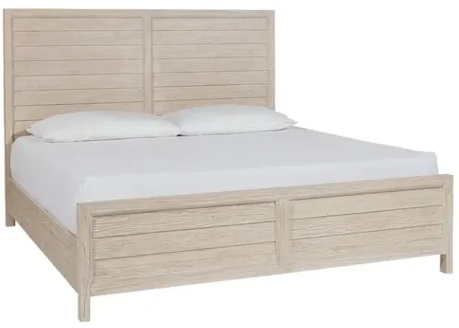 Hailey Panel Bed - Oak Whitewash