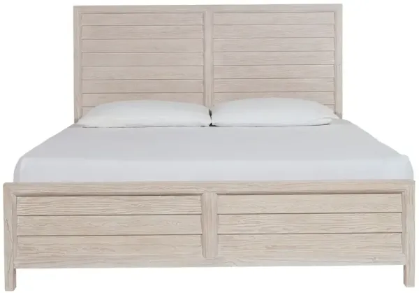 Hailey Panel Bed, Oak Whitewash