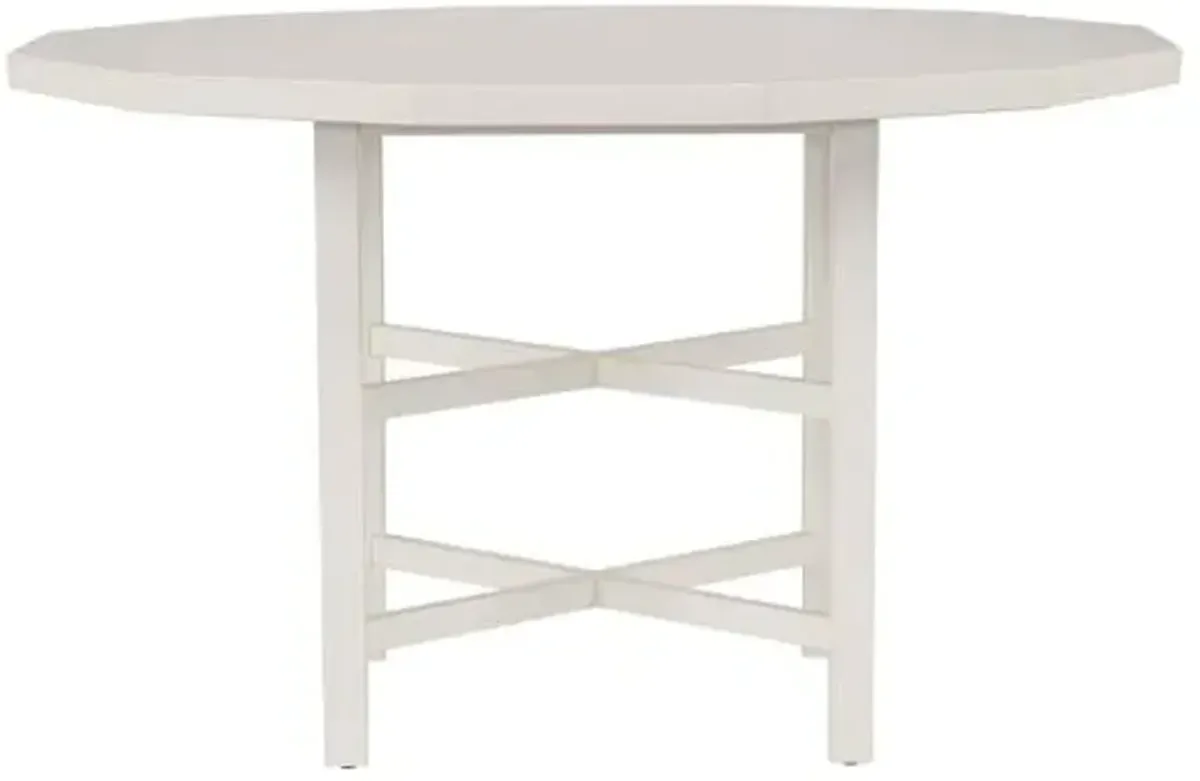 Lila 60" Adjustable Dining Table - Whitewash