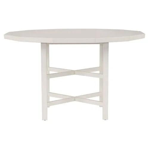 Lila 60" Adjustable Dining Table - Whitewash