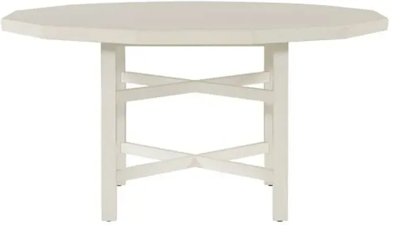 Lila 60" Adjustable Dining Table - Whitewash