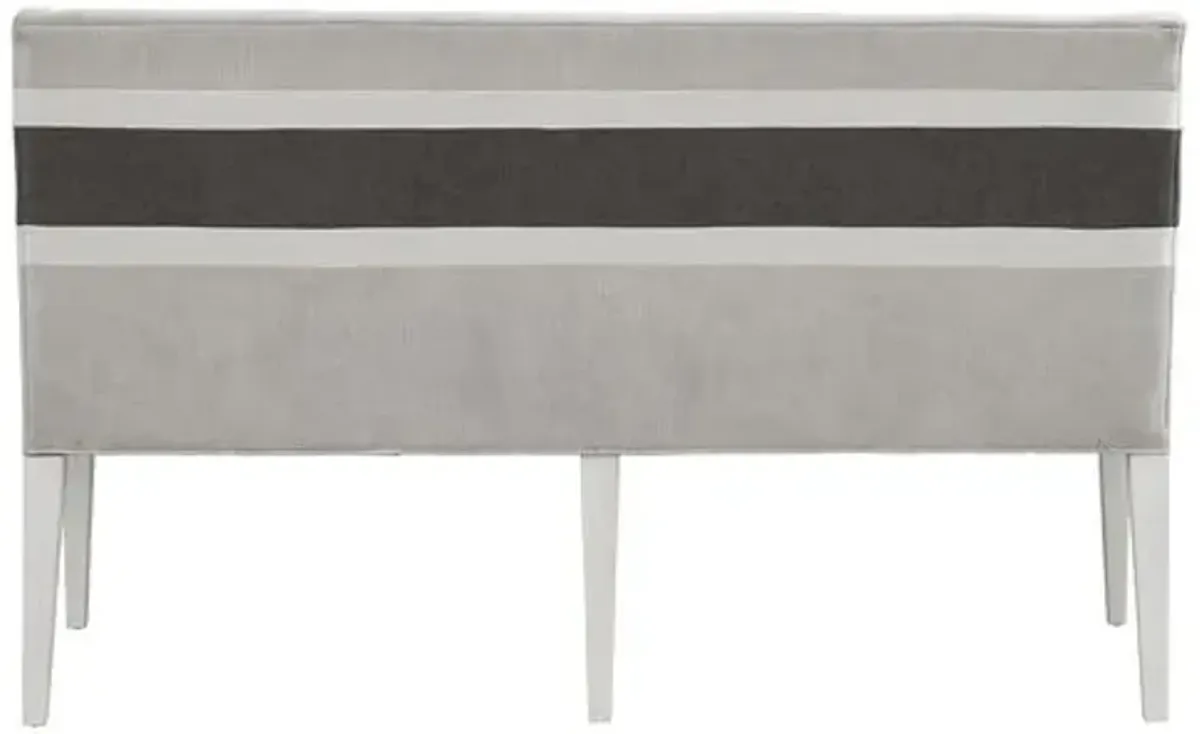 Graham Dining Banquette - White/Gray