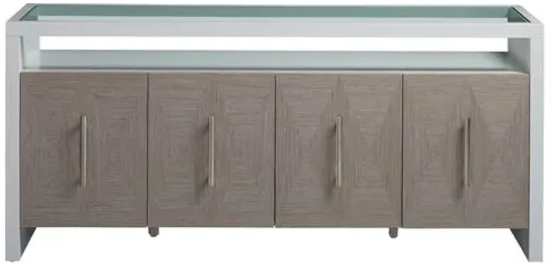 Brooke 76" Sideboard - Gray/White