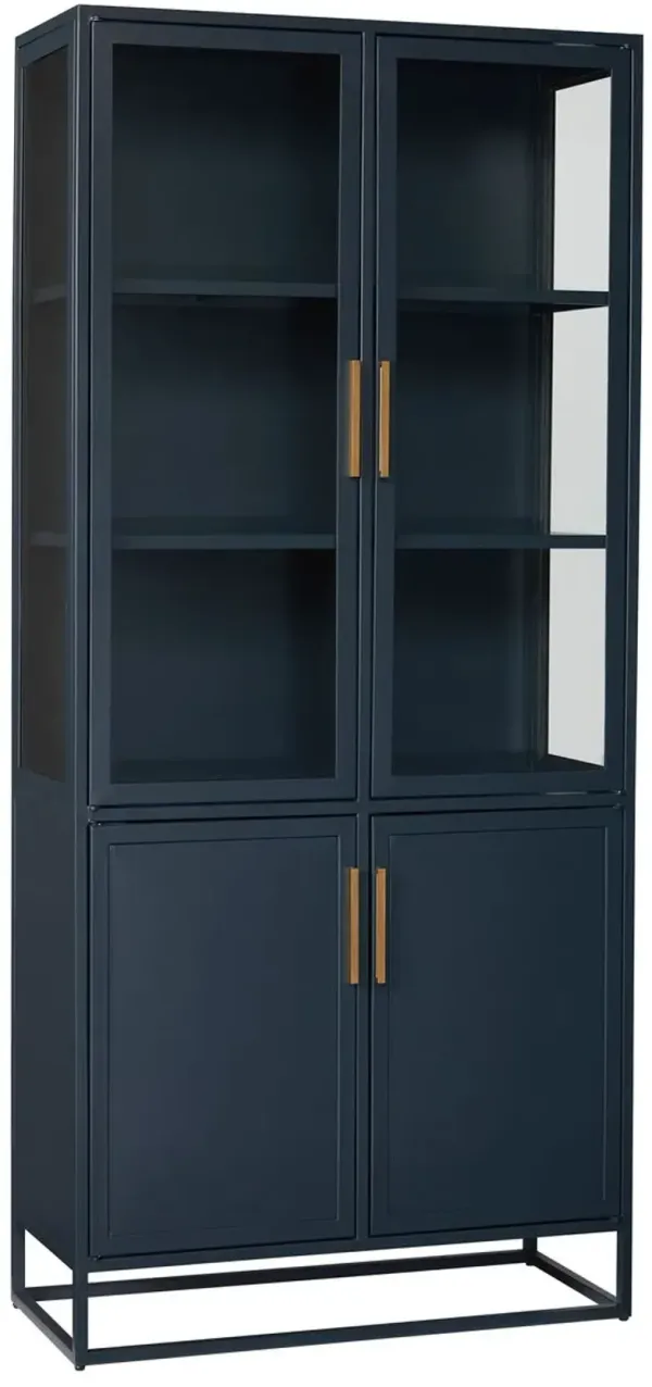 Coastal Living Emmy 80" Tall Kitchen Cabinet, Blue