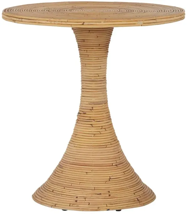 Coastal Living Macie Rattan Accent Table, Natural