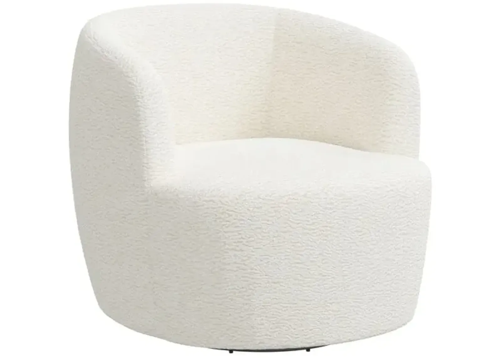 Chester Sheepskin Swivel Chair - Natural