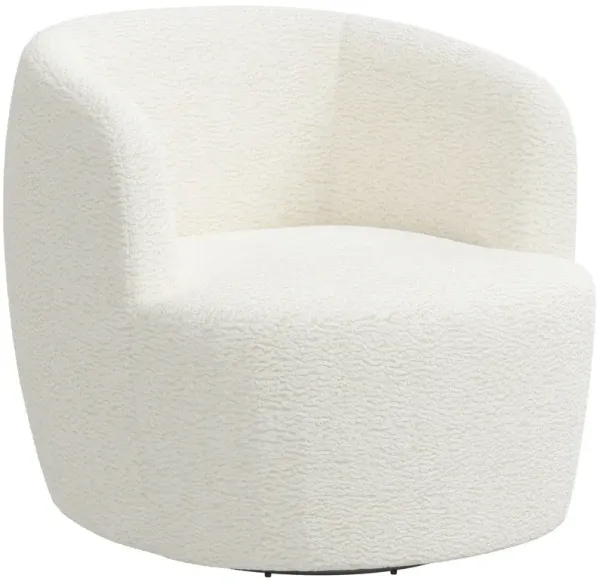 Chester Sheepskin Swivel Chair, Natural