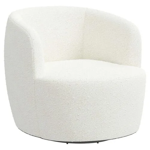 Chester Boucle Swivel Chair