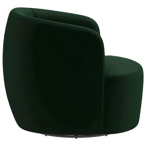 Chester Velvet Swivel Chair