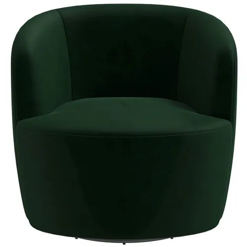 Chester Velvet Swivel Chair