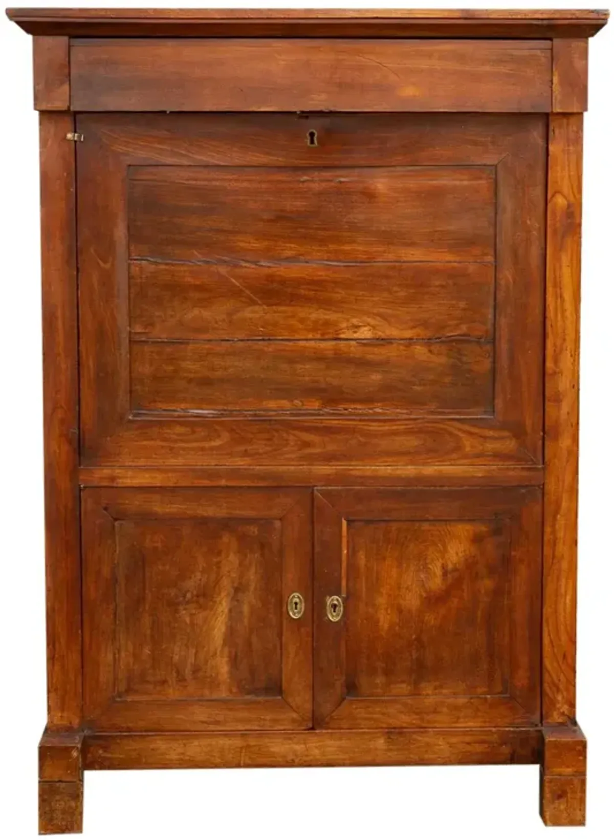 19th C. French Louis Philippe Secretary - de-cor - Brown