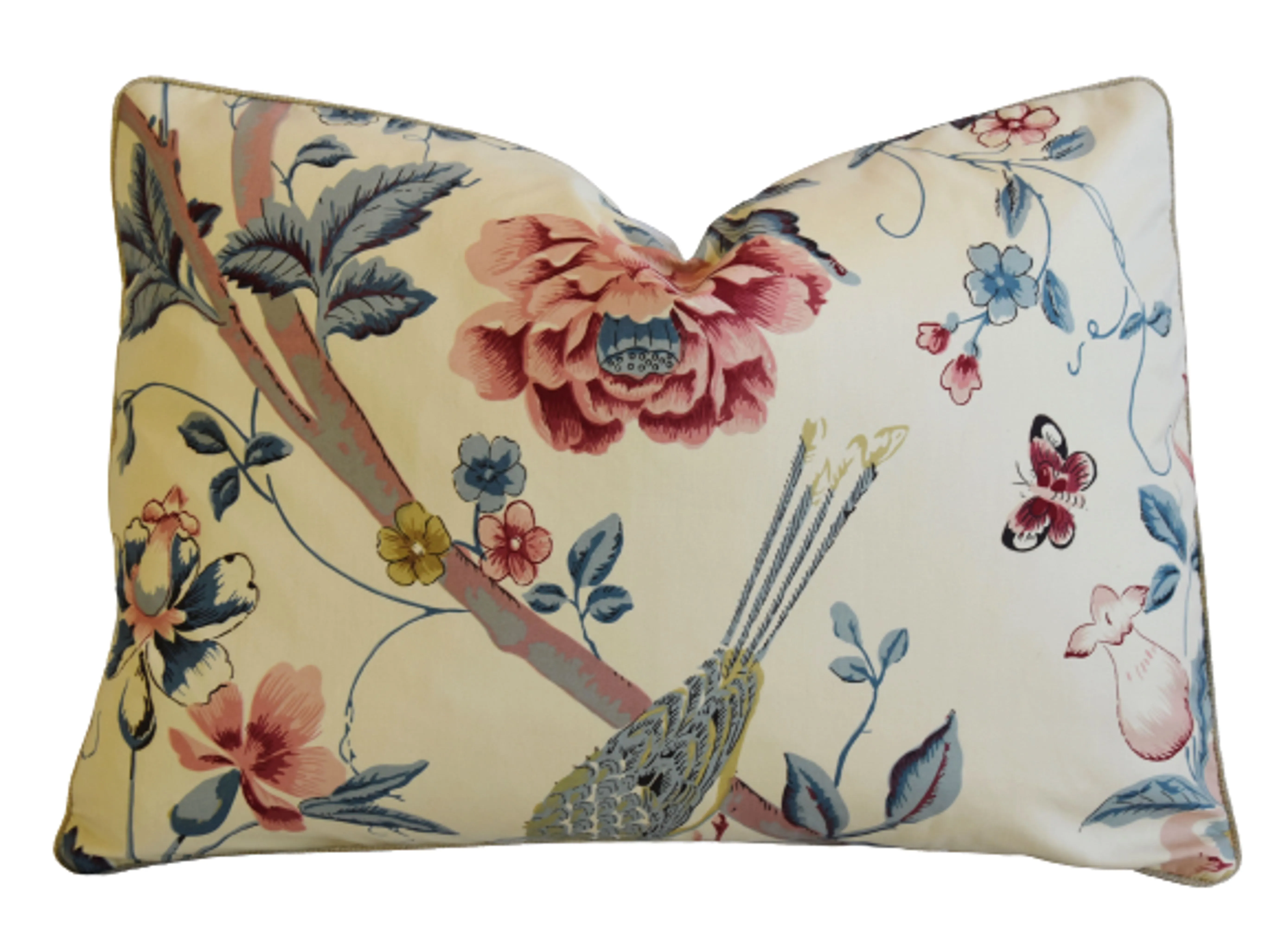 Titley & Marr Chinoiserie Bird Pillow