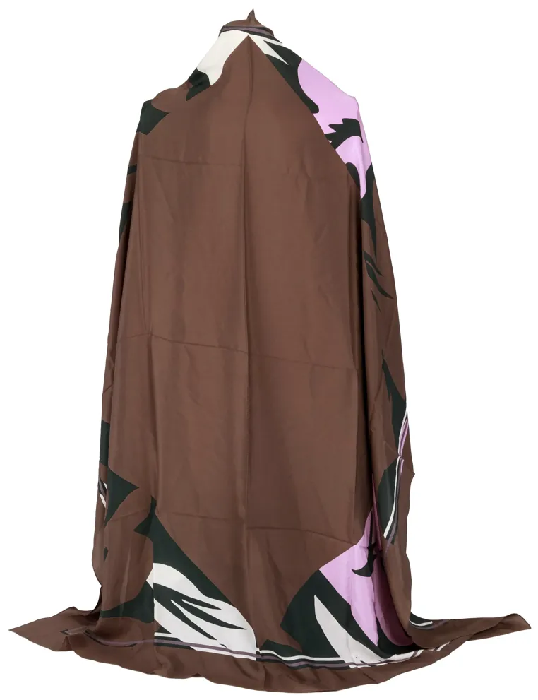 Dior new oversize silk shawl taupe