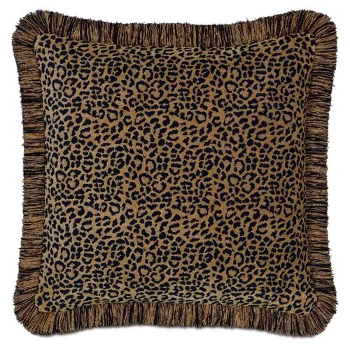 Otis 24x24 Pillow - Brown/Black