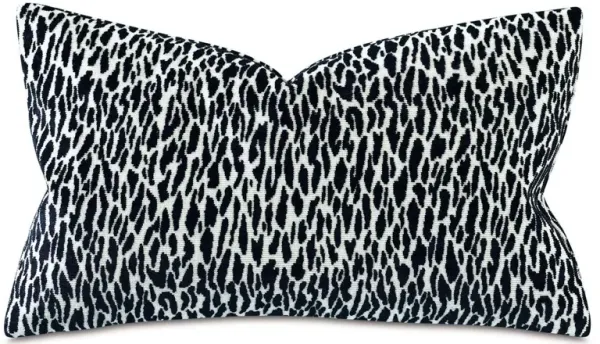 Allison 13x22 Lumbar Pillow, Onyx