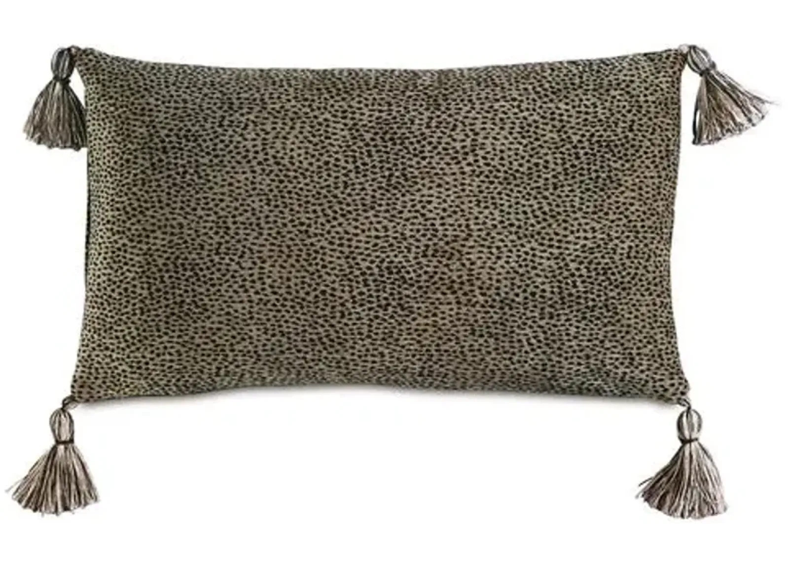 Aria 13x22 Lumbar Pillow - Tan/Black